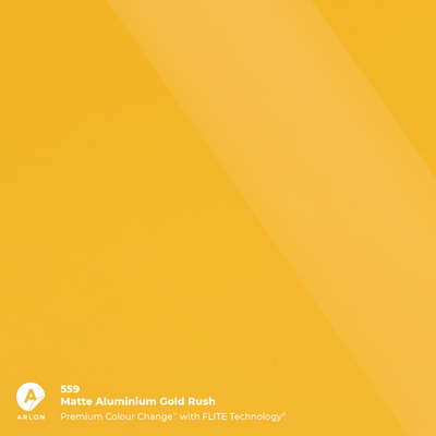 Vinyles coulés Premium Arlon Premium Colour Change 559 Matte Gold Rush Alu mat FLITE Technology™ 80µm 1524 mm x 25 m