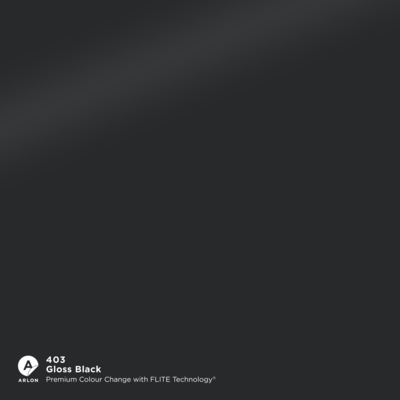 Vinyle coulé Arlon Premium Colour Change 403 Gloss Black brillant