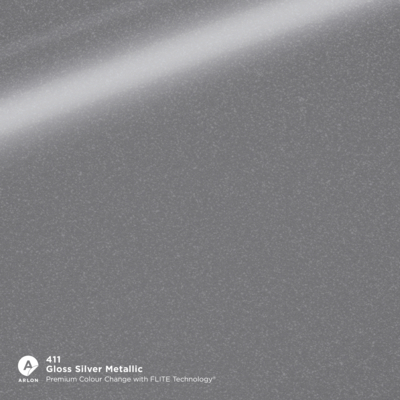 Vinyle coulé Arlon Premium Colour Change 411 Gloss Silver Metallic brillant
