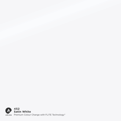 Vinyle coulé Arlon Premium Colour Change 452 Satin White satiné