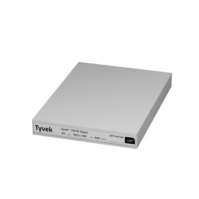 Feuilles polyéthylène indéchirable Tyvek® 1057D Classic blanc 165 µm, 320 mm x 450 mm vendu par 500 feuilles