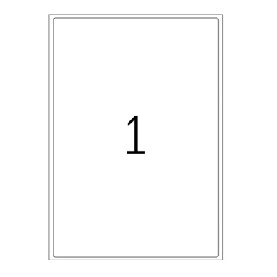 Adhésif Xerox Colour laser labels Blanc 90 g/m² A4 003R93872