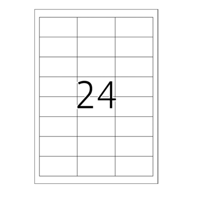 Adhésif Xerox Multi-use Labels Blanc 70 g/m² 34 mm x 64 mm 003R97526