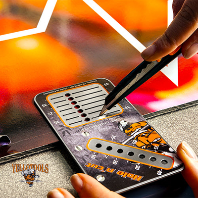 Yellotools Hol n'Cut outil conçu pour faciliter la découpe