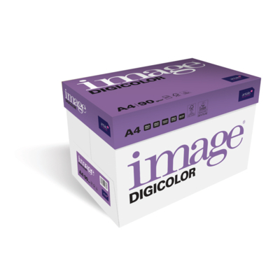Image- Digicolor- blanc- Papier copieur sans bois-ECF- A4- 90g - carton de côte Gauche- Antalis