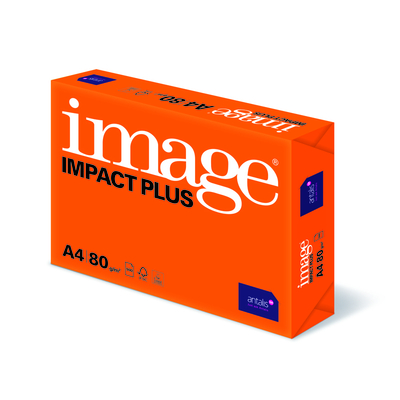 Papier copieur Image Impact Plus- A4 - 80g - FSC - Ramette vue de Gauche- Antalis