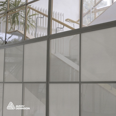 Avery Squid - Tissu adhésif polyester, effet textile, pour décoration et occultation élégante de vitrages