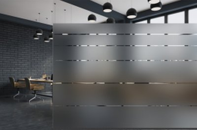 Photo produit Film Dépoli Motif bandes dégressives PET (INT237)