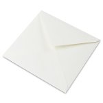Enveloppe carrée 225 mm x 225 mm Rivoli Blanc 120 g/m²