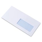 Enveloppe C5/C6 Blanche 80 g/m Mise sous pli avec fenêtre 45x100 mm - Antalis Premium