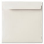 Enveloppe carré 170 x 170 mm  Curious Metallics Virtual Pearl 120 g/m²
