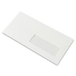 Enveloppe de création DL Rives Vergé Blanc Naturel 120 g/m² avec fenêtre 35 mm x 100 mm