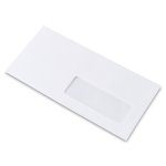 Enveloppe de création DL Rives Vergé Extra Blanc 120 g/m² avec fenêtre 35 mm x 100 mm