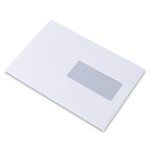 Enveloppe C5 Image Digital Blanche 90  g/m²  avec fenêtre 45 mm x 100 mm