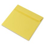 Enveloppe de couleur carrée 170 mm x 170 mm Pop'Set Virgin Pulp Golden 120 g/m²