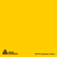 Avery 700 brillant 706 sunflower yellow adhésif permanent 1230 mm x 50 m(706/1.23)