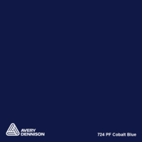 Avery 700 brillant 724 cobalt blue adhésif permanent 1230 mm x 50 m(724/1.23)