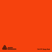 Avery 700 brillant 743 deep red adhésif permanent 1230 mm x 50 m(743/1.23)