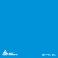 Avery 700 brillant 784 sky blue adhésif permanent 1230 mm x 50 m(784/1.23)