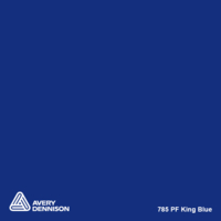 Avery 700 brillant 785 king blue adhésif permanent 1230 mm x 50 m(785/1.23)