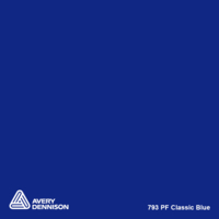 Avery 700 brillant 793 classic blue adhésif permanent 1230 mm x 50 m(793/1.23)