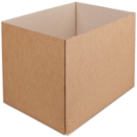 Fond boite cloche brune 310 x 245 x 200 mm