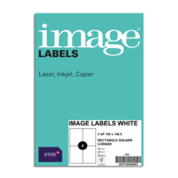 Etiquettes Laser - Coins droits - etiquette Image- Etiquette Blanche format A4 - 4 etiquettes par page- format 105x148,5mm- Antalis