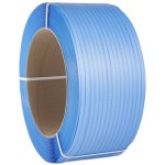 Feuillard machine polypropylène bleu 550µ 9 mm x 4000 m