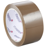 Ruban adhésif polypropylène hotmelt havane 25µ 48 mm x 100 m Master’in Access