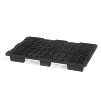 Palette plastique emboîtable, 800mmx1200mmx125mm