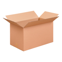 Caisse américaine simple cannelure 400507 ouverte