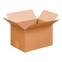 Caisse américaine simple cannelure 400561 ouverte