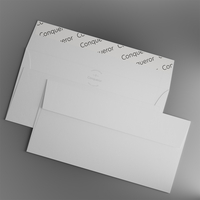 Enveloppe DL Conqueror Connoisseur Wove Soft White Boîte de 250 pièces