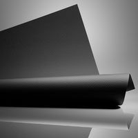 Keaykolour Saffiano Black 340g/m² 700mm x 1000mm Paquet de 50 feuilles