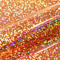 Siser, Holographic, brillant, polyester, H0006 - orange, 105µm, 500mm x 10.00m, hotmelt, Boîte de 1 rouleau, H0006/0.50