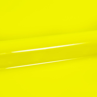 Siser, PS Film Extra, satiné, polyuréthane, N0022 - jaune fluo, 90µm, 500mm x 25.00m, hotmelt, Boîte de 1 rouleau, N0022/0.50