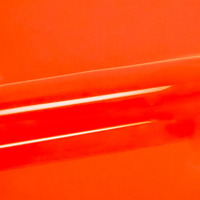 Siser, PS Film Extra, satiné, polyuréthane, N0023 - orange fluo, 90µm, 500mm x 25.00m, hotmelt, Boîte de 1 rouleau, N0023/0.50