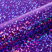 Siser, Holographic, brillant, polyester, H0015 - violet, 105µm, 500mm x 10.00m, hotmelt, Boîte de 1 rouleau, H0015/0.50