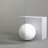 3M Fasara, film anti-regard, Effet tissé polyester, Buckram Pearl&Gray SH2FGBUG 50µm 1270mm x 30.00m, adhésif permanent Boîte de 1 rouleau, BUCKPEAG