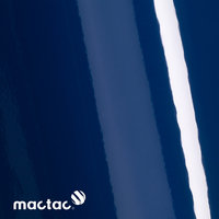 MACtac, ColourWrap, brillant, PVC, Dark blue G43, 80µm, 1520mm x 25.00m, diamètre mandrin: 76mm, Bubble free permanent, Boîte de 1 rouleau, CW/G43