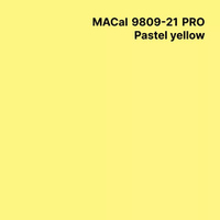 Adhésif de découpe MACal, 9800 Pro, brillant, PVC, 9809.21 jaune pastel, 66µm, 1230mm x 50m