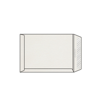 Pochette C4 229 x 324 mm sans bande sans fenêtre Conqueror vergé, vergé blanc, strip, patte droite, 120g/m2 contient du coton