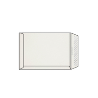 Enveloppe C4 229 x 324 mm sans fenêtre Conqueror CX22, lisse, blanc, strip patte droite, 120g/m2 contient du coton