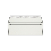 Enveloppe DL 110 x 220 mm sans bande sans fenêtre Conqueror Iridescent, vélin irisé, argent irisé, strip, patte droite 120g/m2, contient du coton