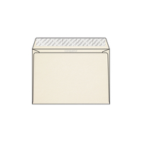 Enveloppe C5 162 x 229 mm sans bande sans fenêtre Conqueror vergé, vergé blanc nacré, strip, patte droite 120g/m2, contient du coton