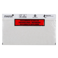 Pochette Porte-Document Master'in Performance Transparent Imprimé rouge et noir 140 mm x 240 mm - Plié en 3