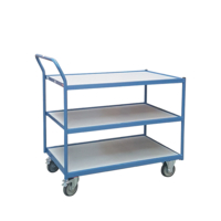 Photo Servante 3 plateaux bois 250 kg