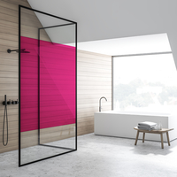 Film adhésif décoratif pour vitrage Couleur rose flashy Coala Windows Decor