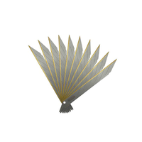 Yellotools, Titan Blades, CutCoaster silver, Set de 10 pièces TITANBLADESANGELCU