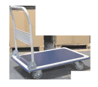 Chariot FIMM dossier repliable plateau tôle antidérapant 300 kg